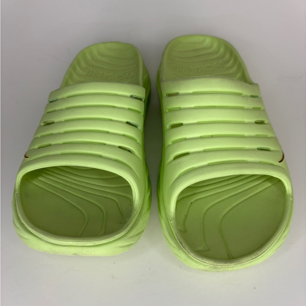 hoka one one Sandals Men Size 11 Comfort Walking Green Rubber Beach Hiking Slide